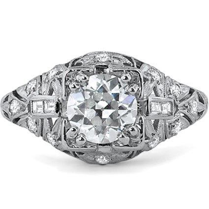 Art Nouveau Diamond Vintage Ring