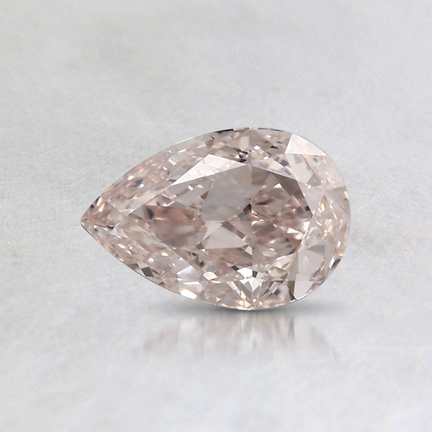 0.45 Ct. Fancy Light Orangy Pink Pear Colored Diamond