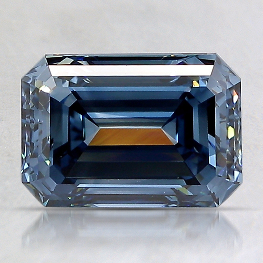 2.06 Ct. Fancy Deep Blue Emerald Lab Created Diamond