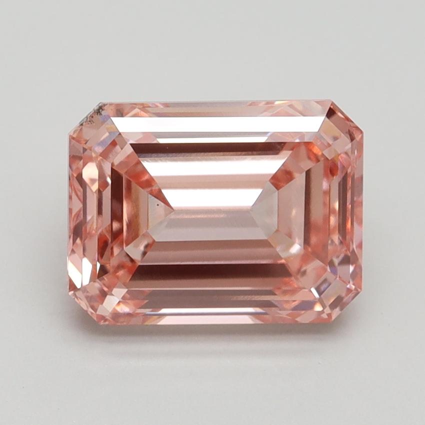 3.00 Ct. Fancy Intense Pink Emerald Lab Grown Diamond