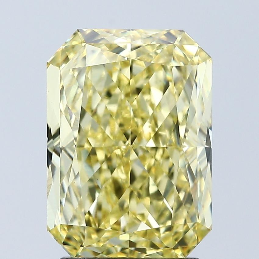 3.09 Ct. Fancy Vivid Yellow Radiant Lab Grown Diamond