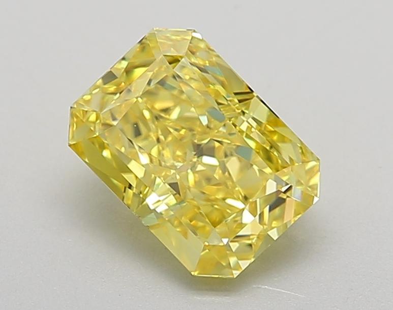 1.64 Ct. Fancy Vivid Yellow Radiant Lab Grown Diamond