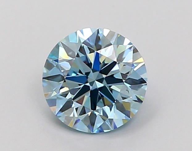 1.02 Ct. Fancy Vivid Blue Round Lab Grown Diamond