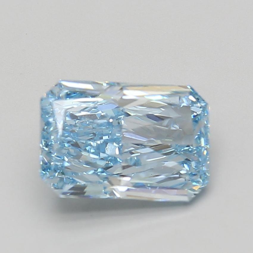 3.00 Ct. Fancy Vivid Blue Radiant Lab Grown Diamond