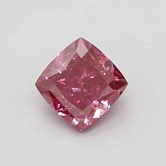 0.51 Ct. Fancy Deep Pink Cushion Lab Grown Diamond