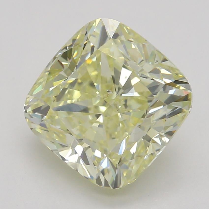 2.00 Ct. Fancy Light Yellow Cushion Diamond