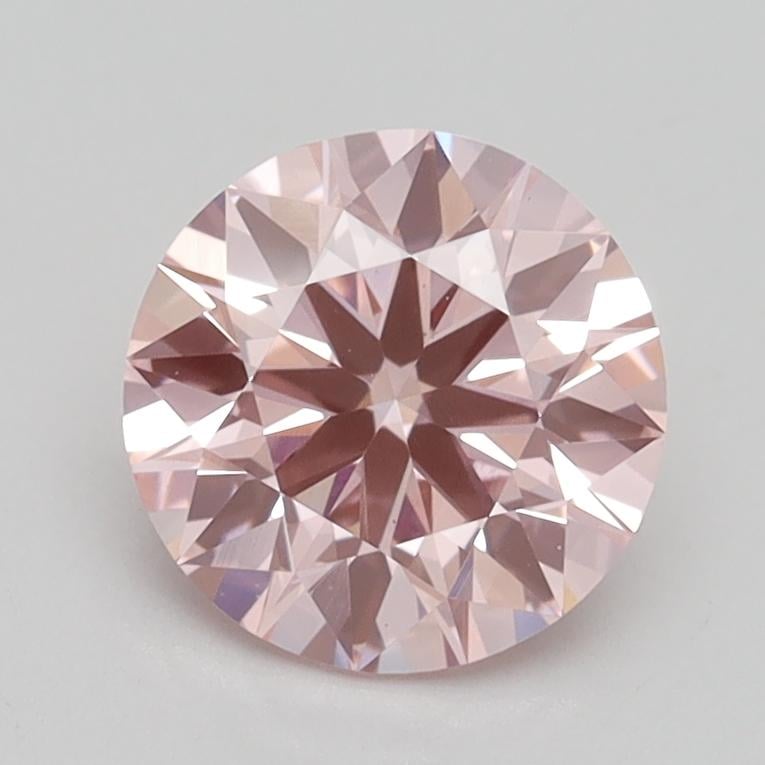 1.41 Ct. Fancy Vivid Pink Round Lab Grown Diamond