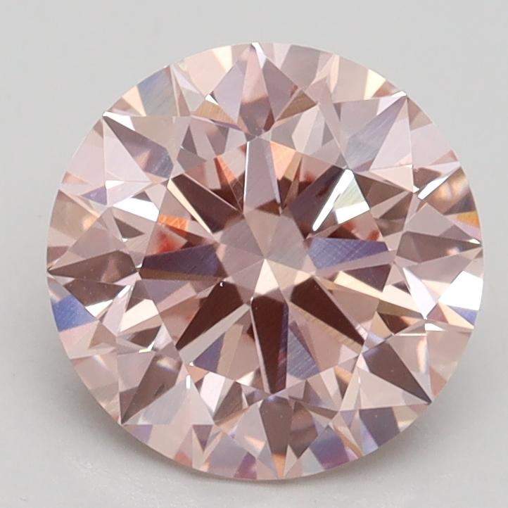 2.16 Ct. Fancy Intense Pink Round Lab Grown Diamond