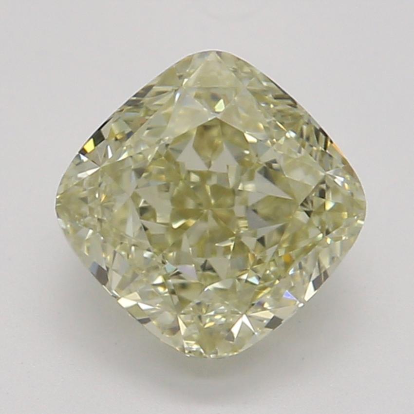 0.90 Ct. Fancy Brownish Greenish Yellow Cushion Diamond