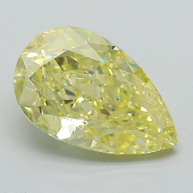 2.01 Ct. Fancy Light  Yellow Pear Lab Grown Diamond
