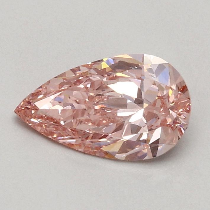 0.50 Ct. Fancy Vivid Pink Pear Lab Grown Diamond
