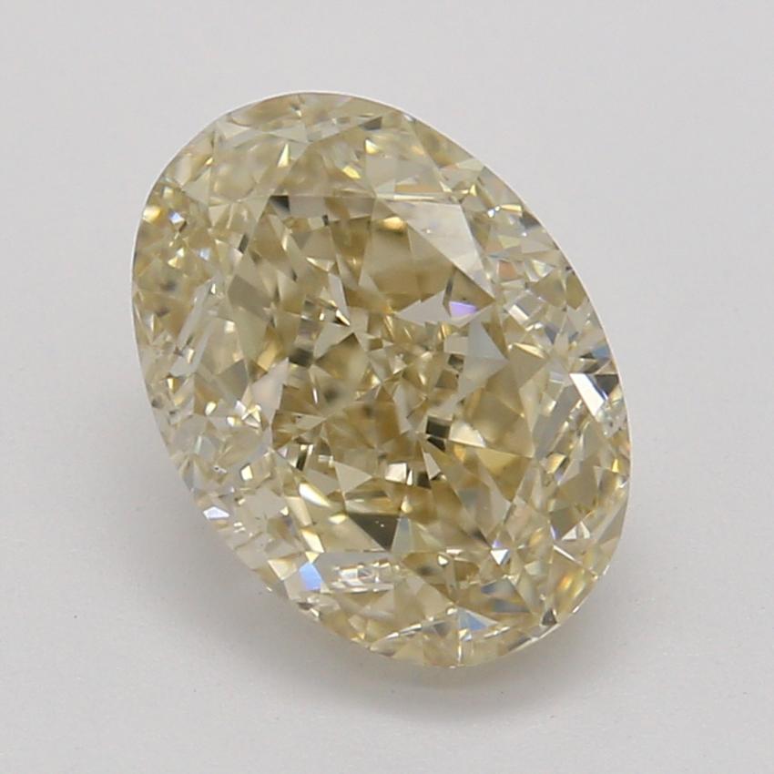 1.12 Ct. Fancy Light Yellow-Brown Oval Diamond