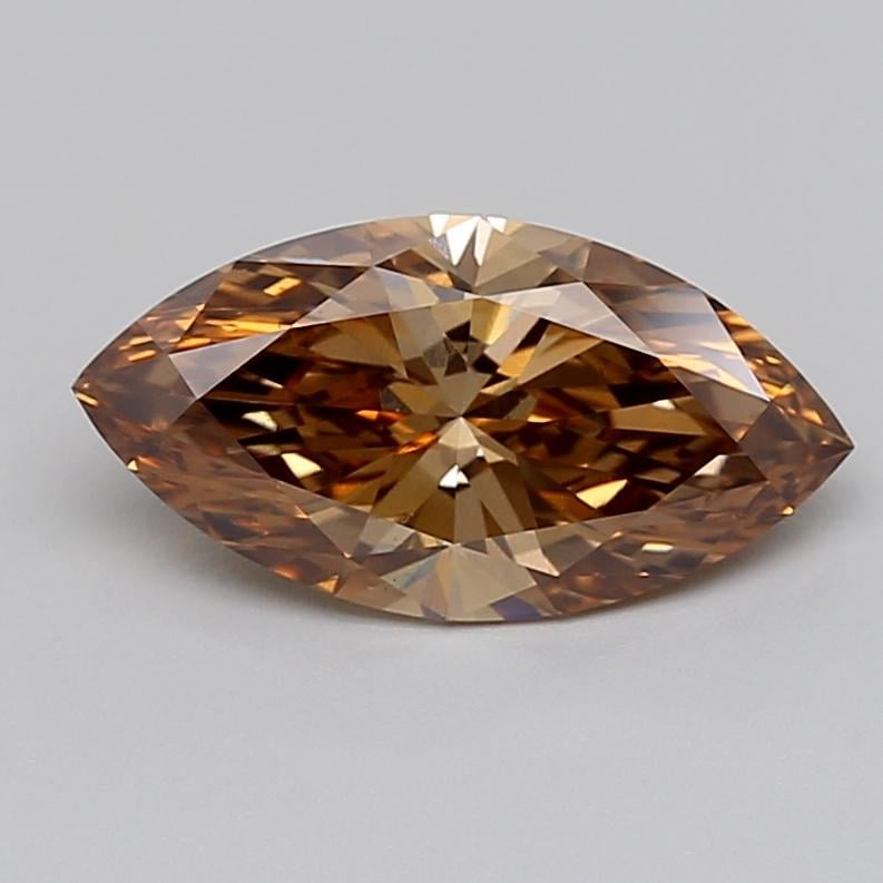 2.09 Ct. Fancy Light  Brown Marquise Lab Grown Diamond