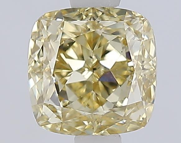 1.06 Ct. Fancy Yellow Cushion Lab Grown Diamond