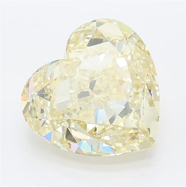 4.08 Ct. Fancy Yellow Heart Lab Grown Diamond