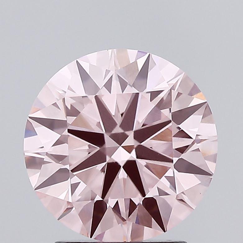 2.27 Ct. Fancy Intense Pink Round Lab Grown Diamond