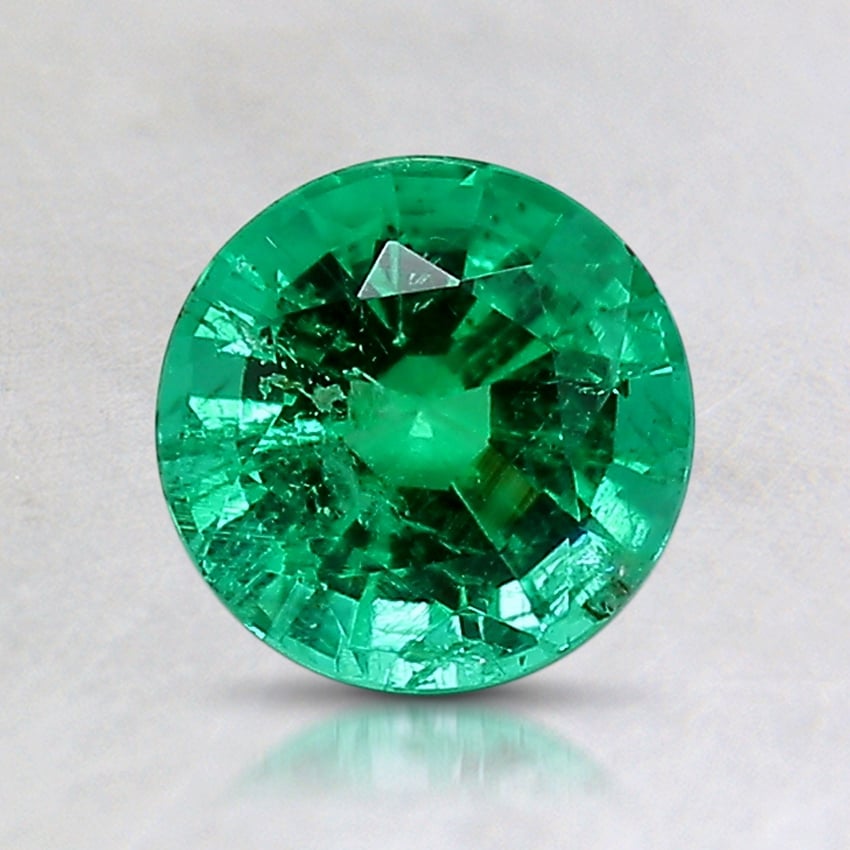 6.5x6.4mm Round Emerald