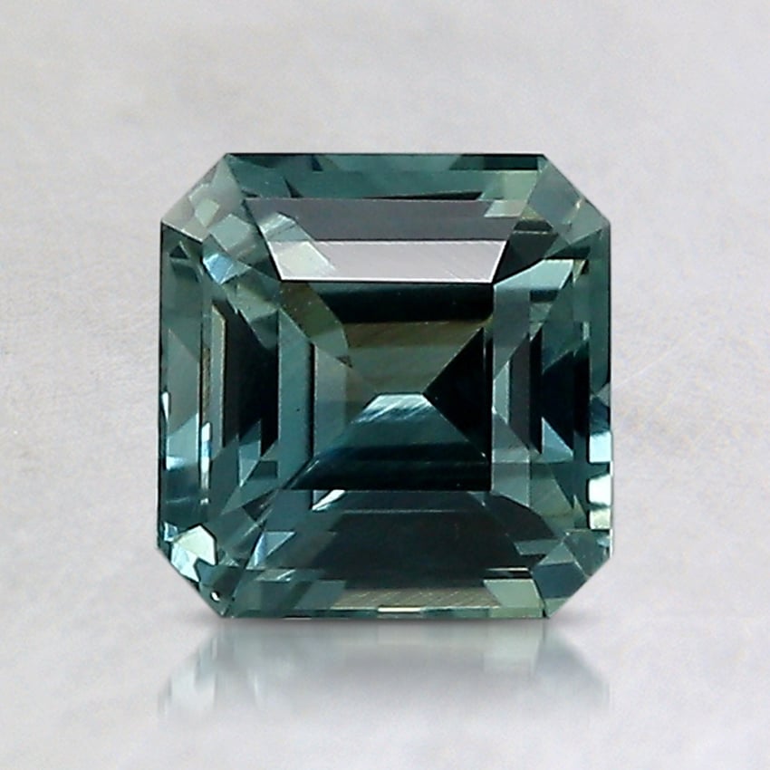 6.1x5.9mm Blue Asscher Sapphire