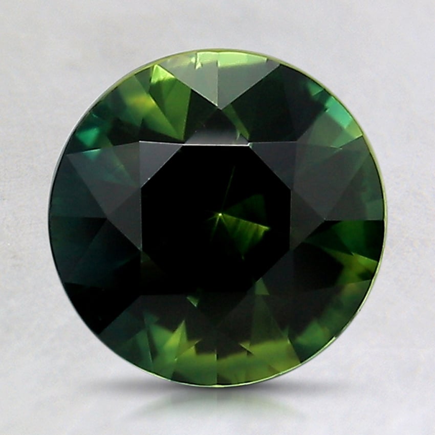 7.9mm Bi-Color Round Australian Sapphire