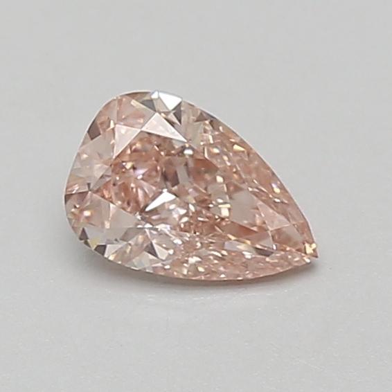 0.54 Ct. Fancy Intense Pink Pear Lab Grown Diamond