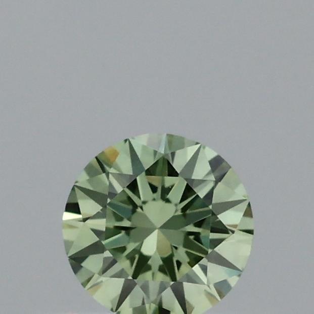 0.31 Ct. Fancy Vivid Green Round Lab Grown Diamond