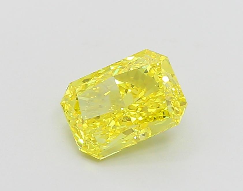 1.5 Ct. Fancy Vivid Yellow Radiant Lab Grown Diamond