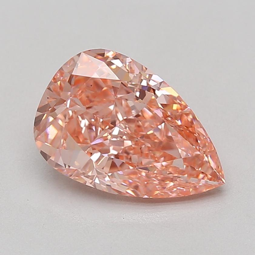 3.07 Ct. Fancy Vivid Pink Pear Lab Grown Diamond