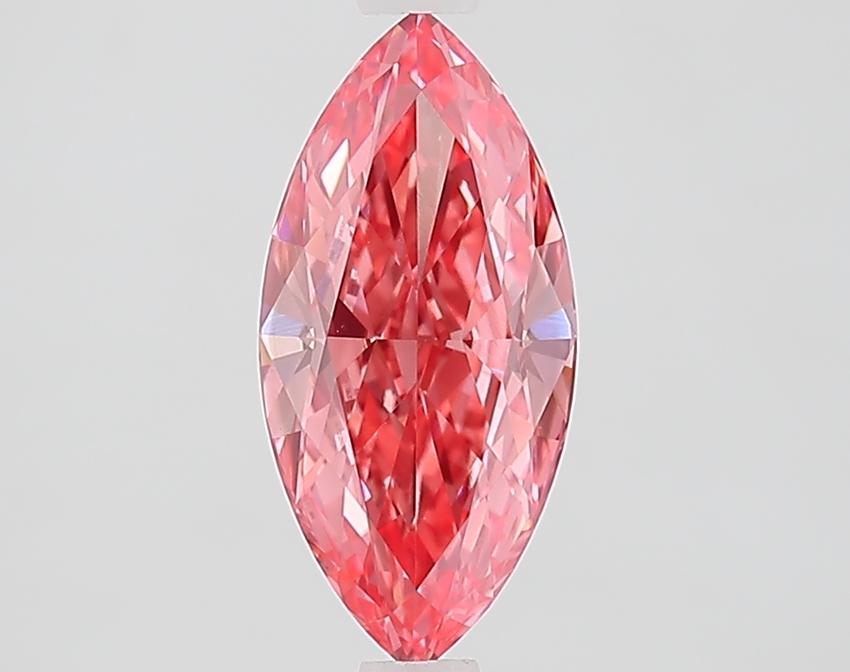 1.41 Ct. Fancy Vivid Pink Marquise Lab Grown Diamond