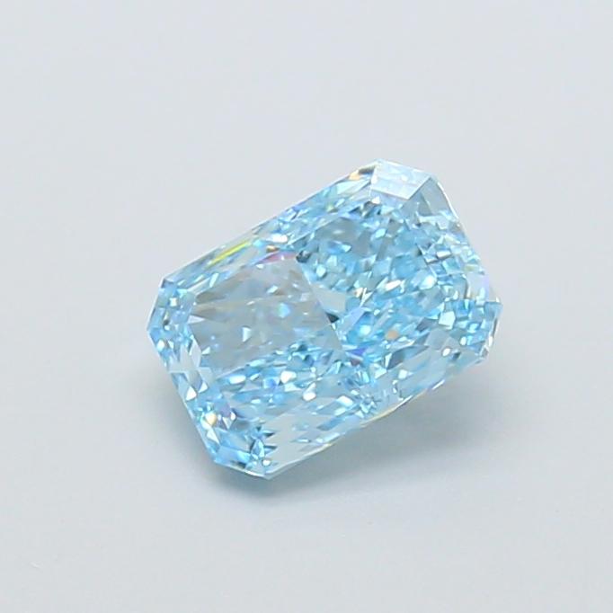 1.09 Ct. Fancy Vivid  Blue Radiant Lab Grown Diamond