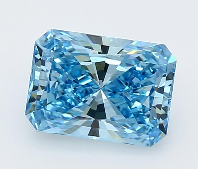 2.01 Ct. Fancy Vivid  Blue Radiant Lab Grown Diamond