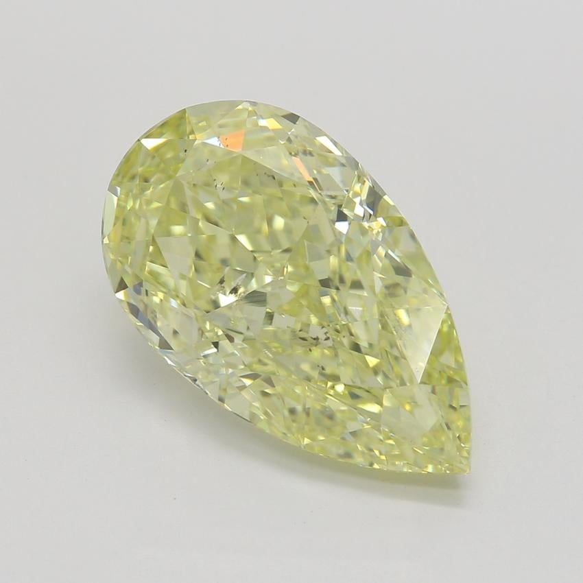 4.07 Ct. Fancy Yellow Pear Diamond