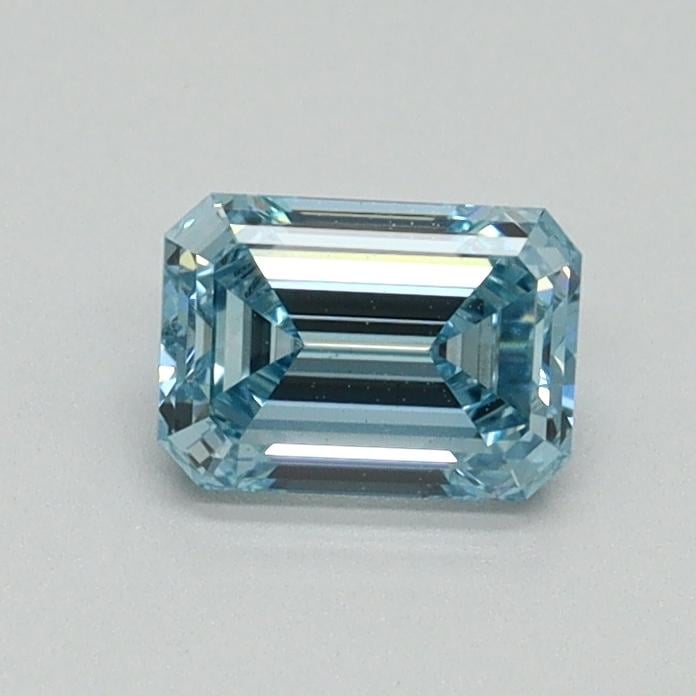 0.56 Ct. Fancy Intense Blue Emerald Lab Grown Diamond