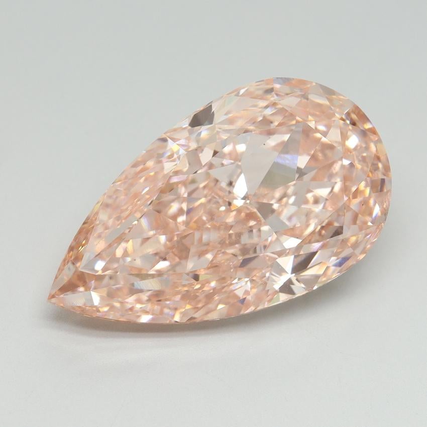 11.03 Ct. Fancy Intense Pink Pear Lab Grown Diamond