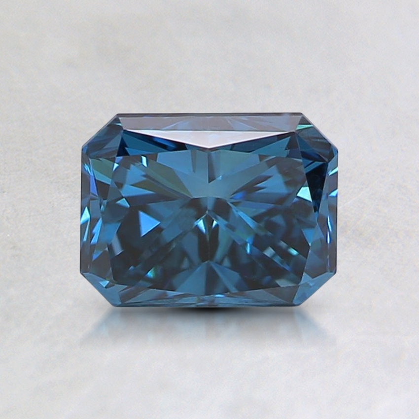 1.01 Ct. Fancy Dark Blue Radiant Lab Grown Diamond