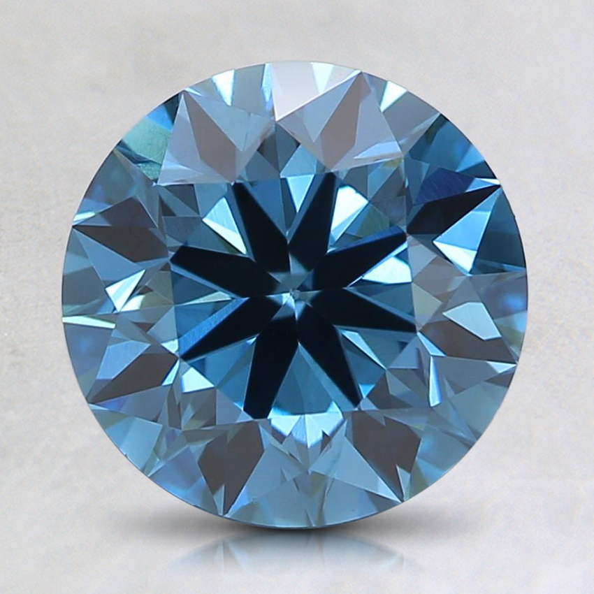 2.01 Ct. Fancy Deep Blue Round Lab Grown Diamond