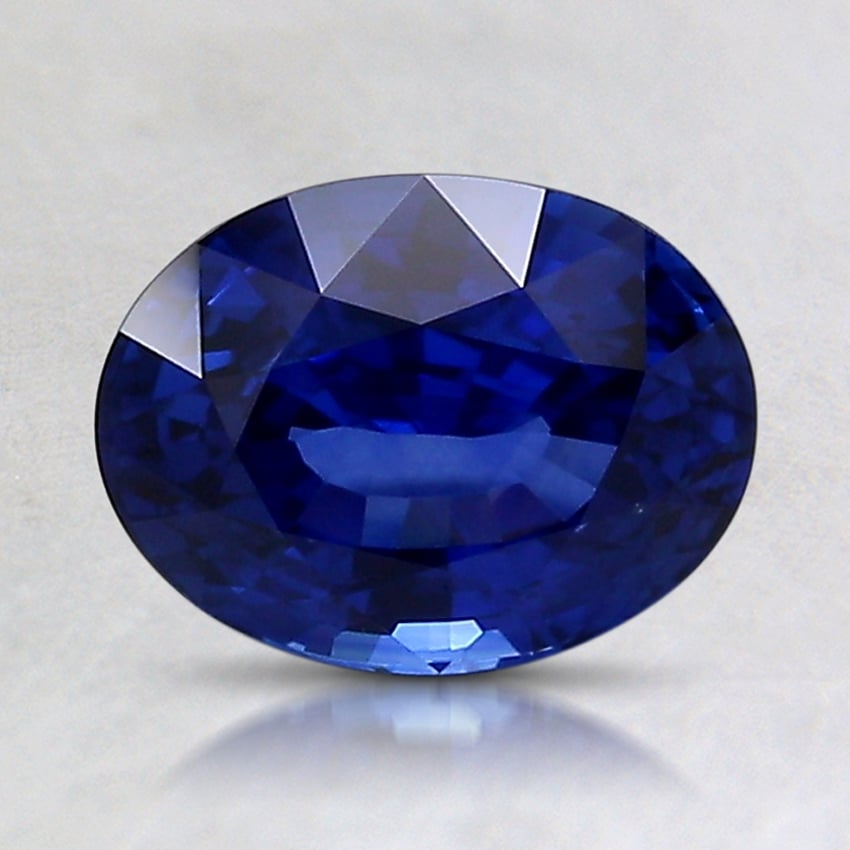 7.9x6mm Blue Oval Sapphire