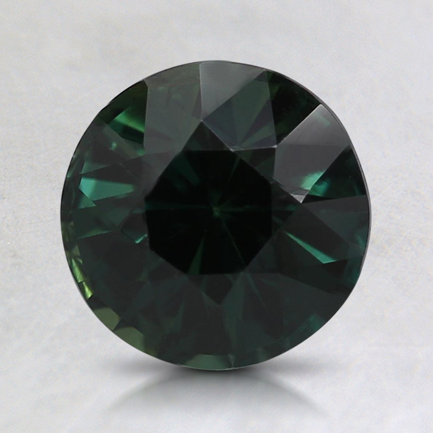 7.3mm Premium Teal Round Sapphire
