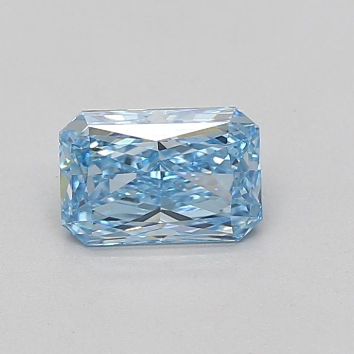 1.08 Ct. Fancy Vivid Blue Radiant Lab Grown Diamond