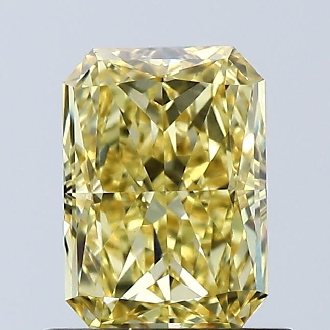 1.03 Ct. Fancy Vivid Yellow Radiant Lab Grown Diamond