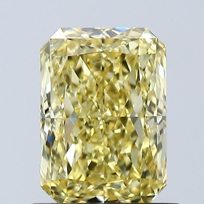 1.07 Ct. Fancy Vivid Yellow Radiant Lab Grown Diamond