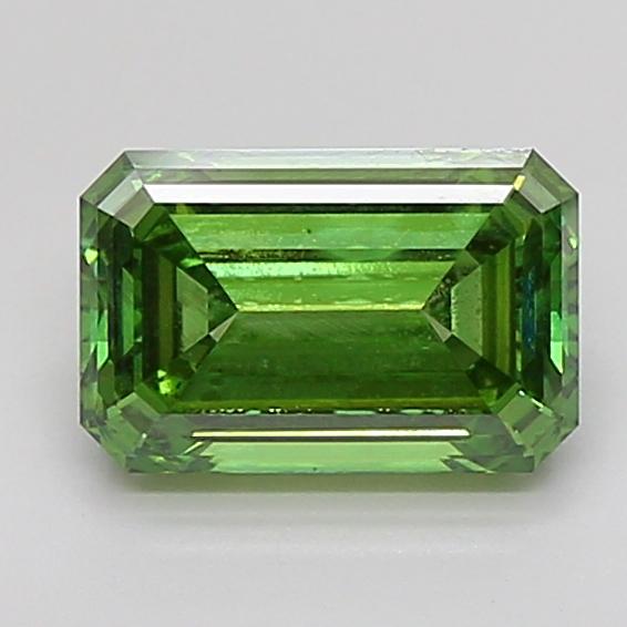 2.78 Ct. Fancy Vivid Green Emerald Lab Grown Diamond