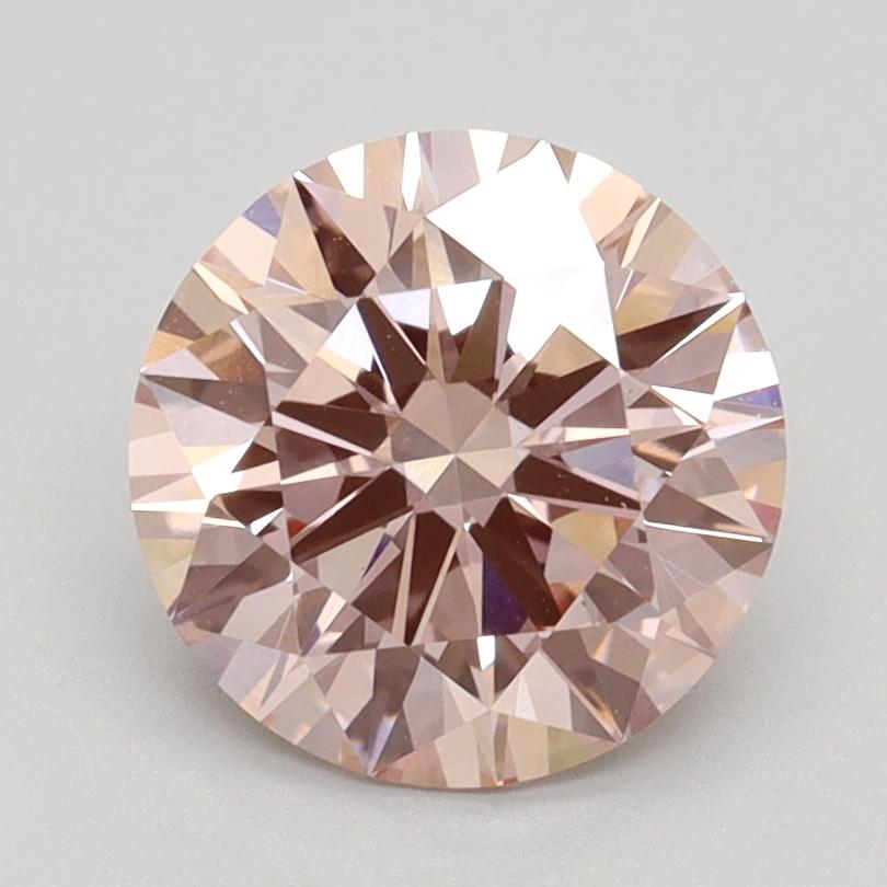 2.03 Ct. Fancy Intense Pink Round Lab Grown Diamond