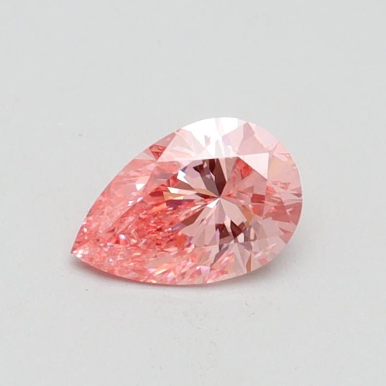 0.50 Ct. Fancy Vivid Pink Pear Lab Grown Diamond