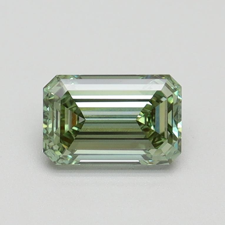 0.74 Ct. Fancy Intense Green Emerald Lab Grown Diamond
