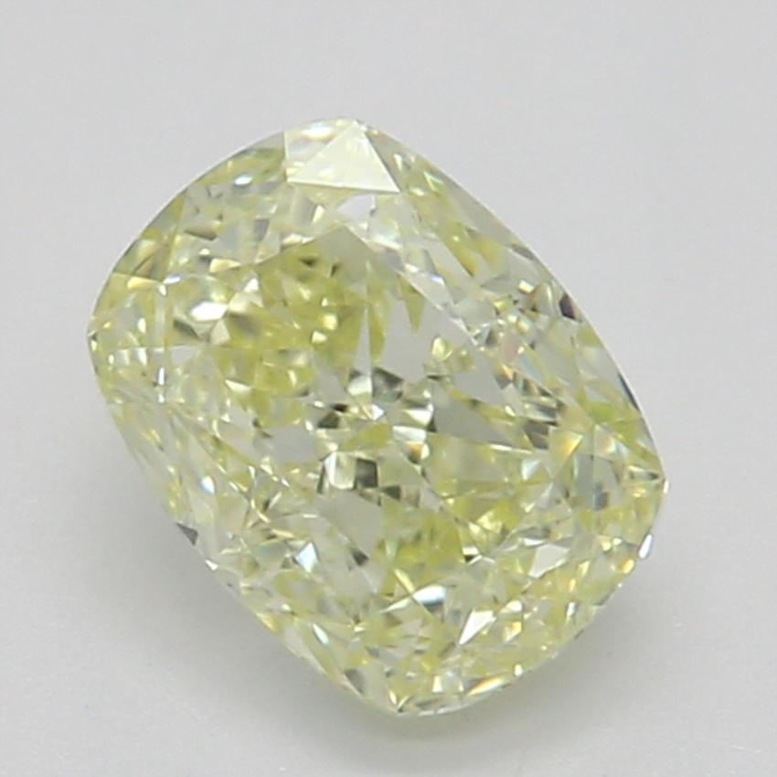 0.50 Ct. Fancy Light Yellow Cushion Diamond