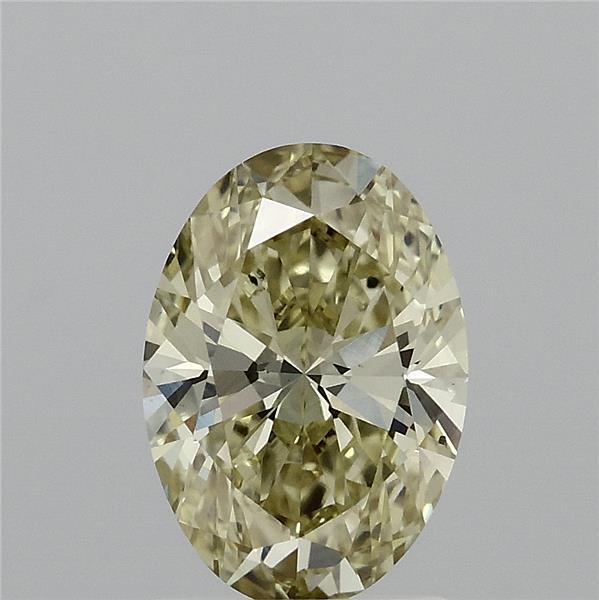 1.50 Ct. Fancy Intense  Yellow Oval Lab Grown Diamond