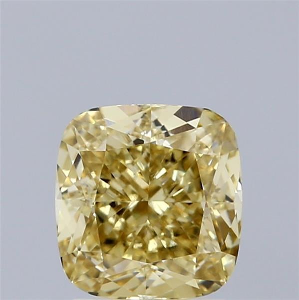 2.13 Ct. Fancy Intense  Yellow Cushion Lab Grown Diamond