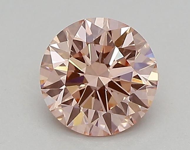 0.49 Ct. Fancy Intense Pink Round Lab Grown Diamond