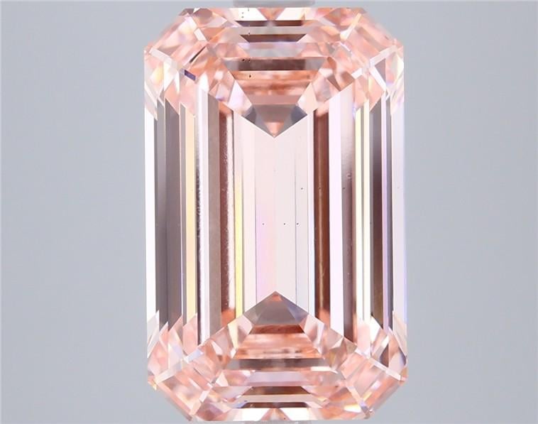 5.07 Ct. Fancy Intense Pink Emerald Lab Grown Diamond