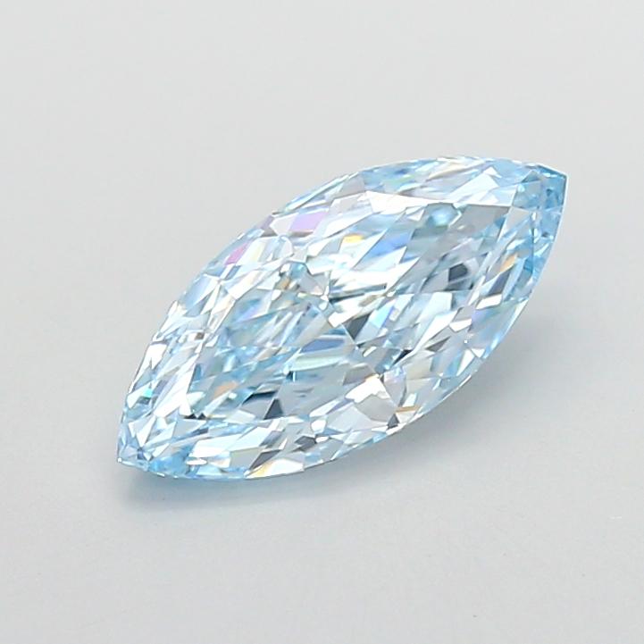 2.05 Ct. Fancy Vivid  Blue Marquise Lab Grown Diamond